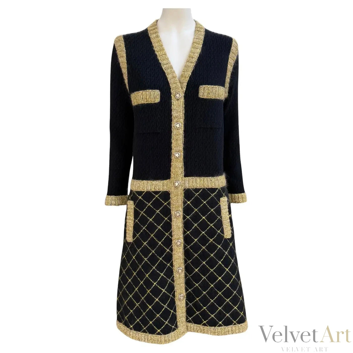 Icónico Vestido Chaqueta Chanel Talla 38FR | Colección Coco Chanel 2015