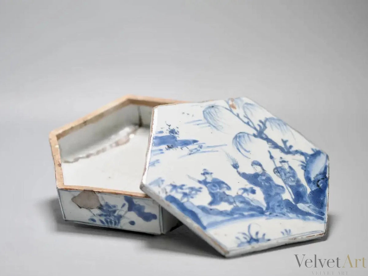 Caja de Porcelana Kosometsuke | Jingdezhen, Siglo XVII