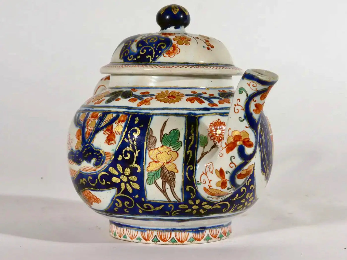 Tetera Chinoiserie | Delft Dore | Holanda | Siglo XVIII
