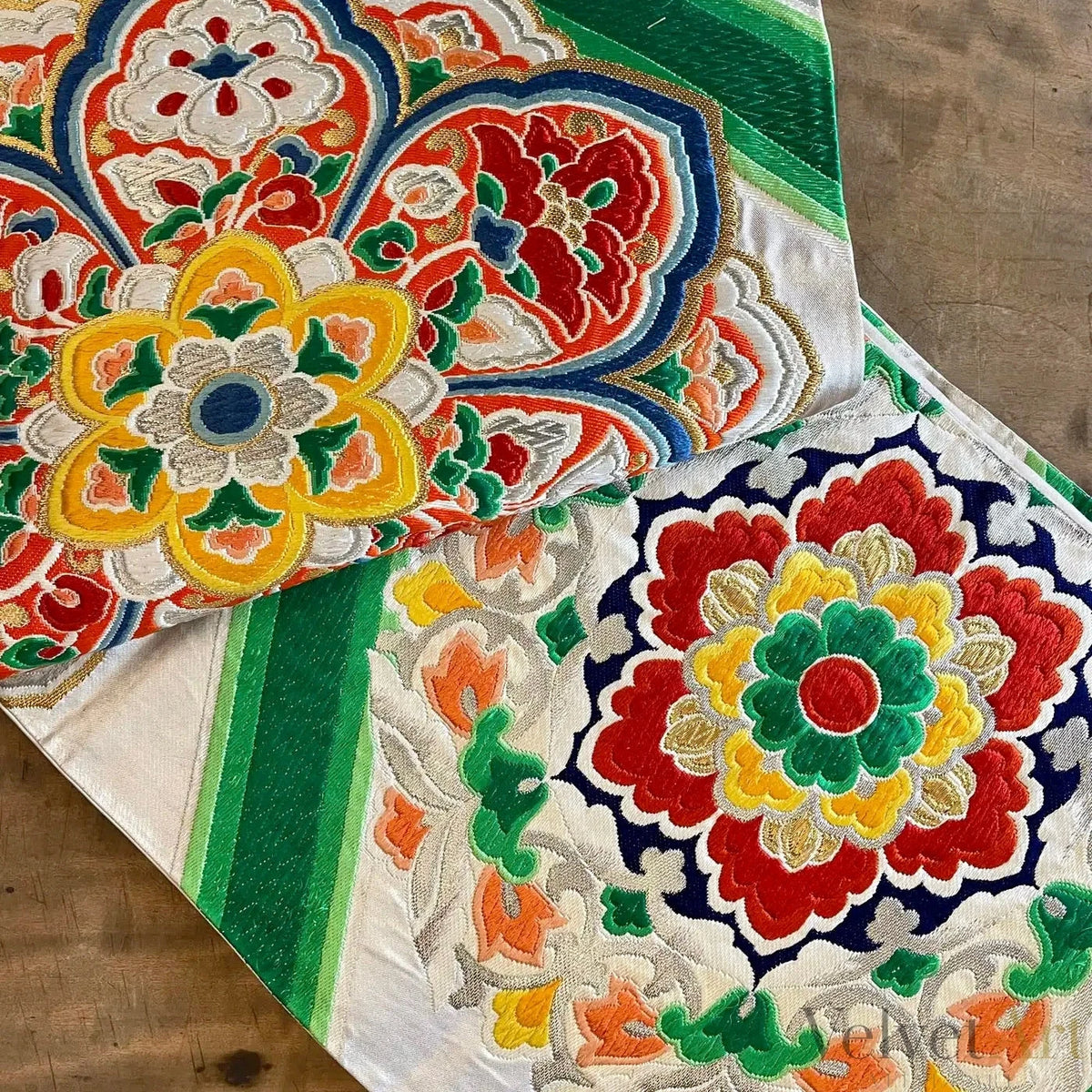 Obi de Seda para Kimono, Japón, 1960 – vista 4 de 6