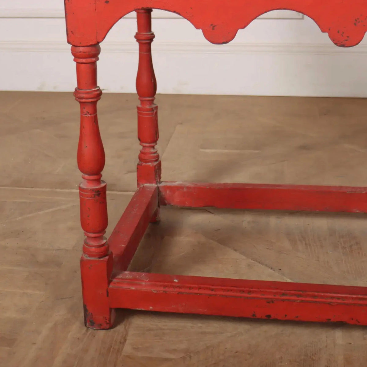 Mesa Roja de Lámpara Jorge III | Inglaterra, 1760