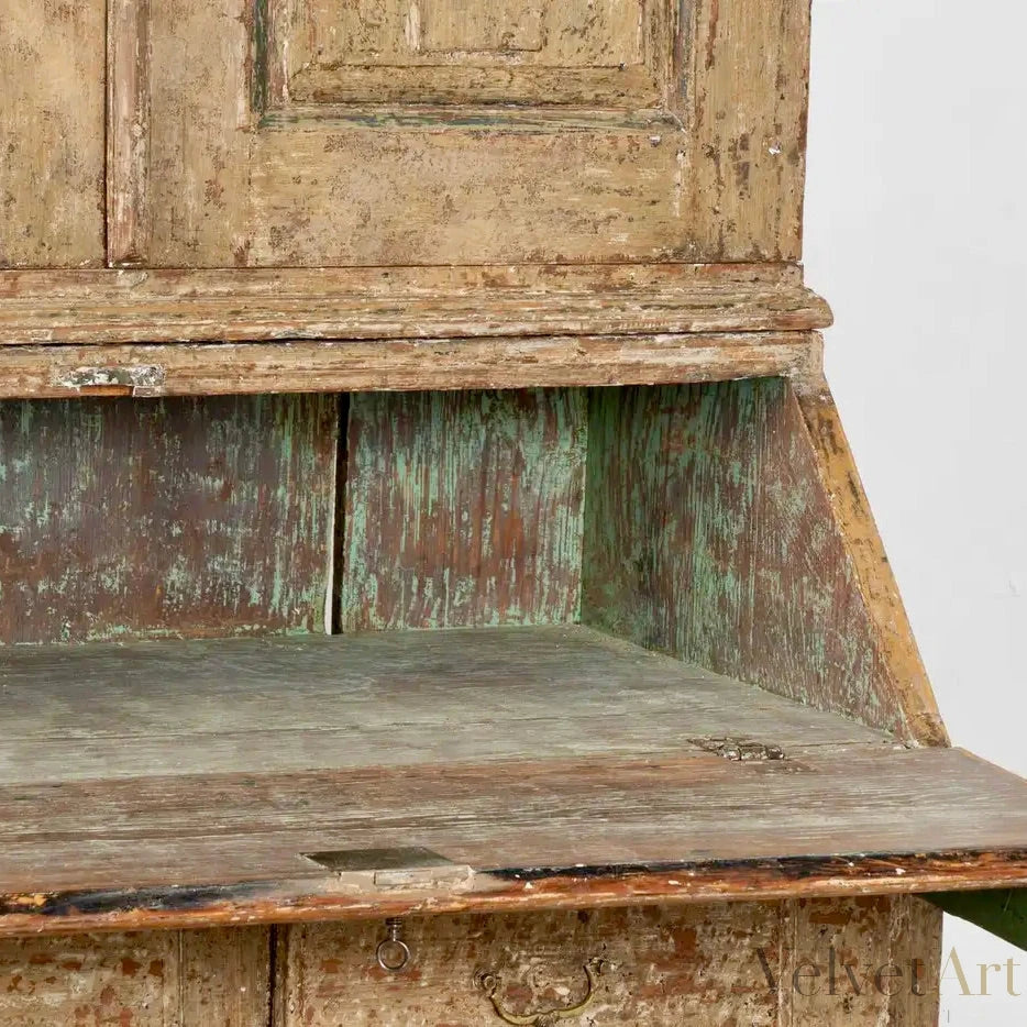 Secretaria Sueca de Pino Pintada de 1820