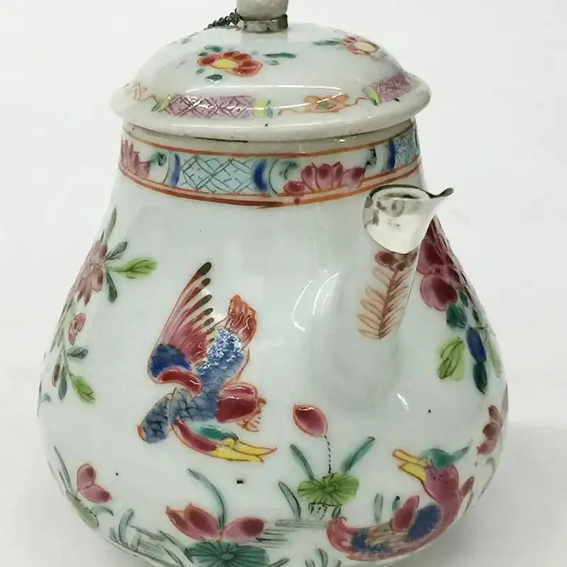 Tetera de Porcelana China Famille Rose 1736-1795