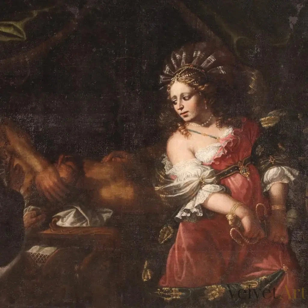 Judith y Holofernes | Óleo sobre Lienzo | Pintura Bíblica Italiana, 1720