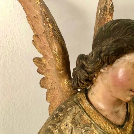 Escultura Religiosa Neobarroca en Madera Policromada | “La Oración en el Huerto"