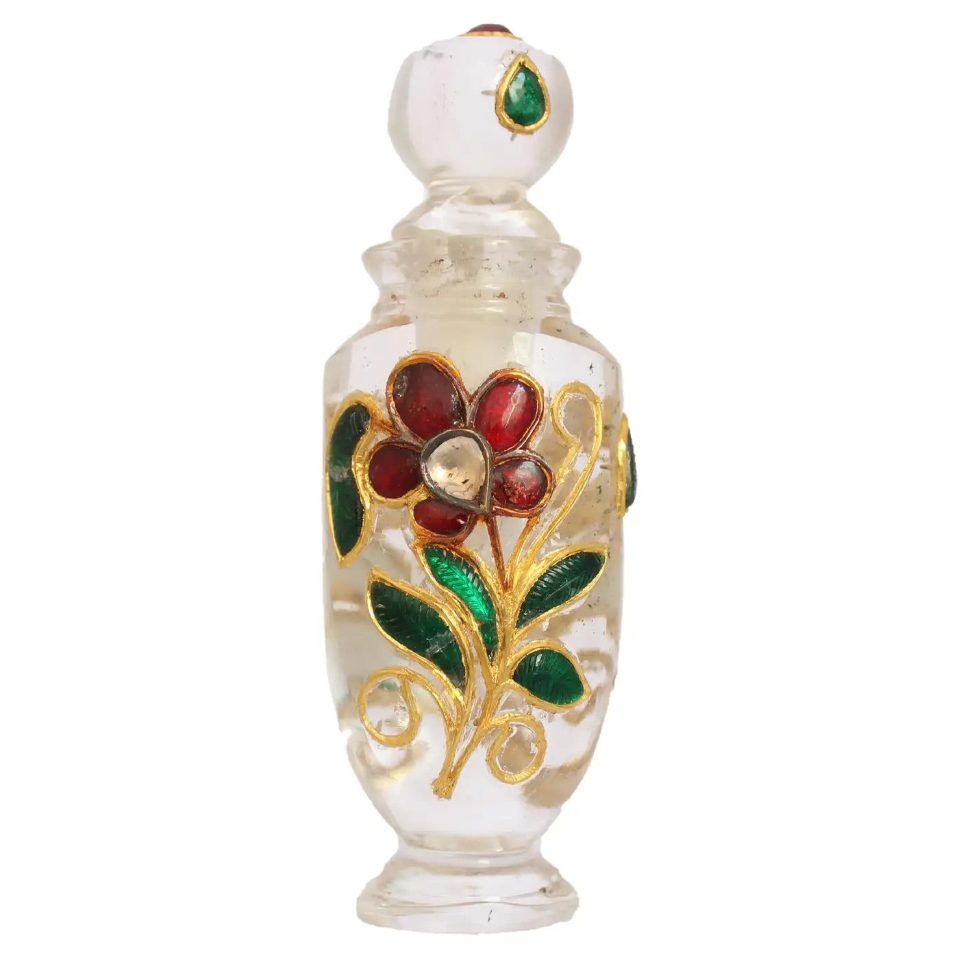 Frasco de Perfume | Oro y Rubíes | Estilo Mogol | India | 2000