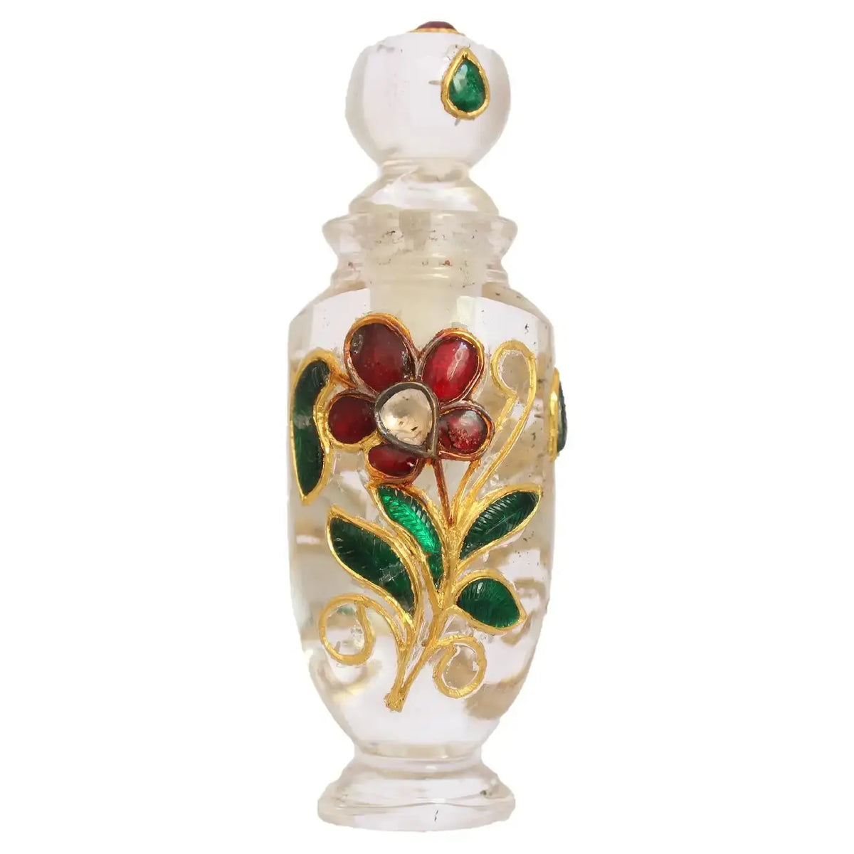 Frasco de Perfume | Oro y Rubíes | Estilo Mogol | India | 2000