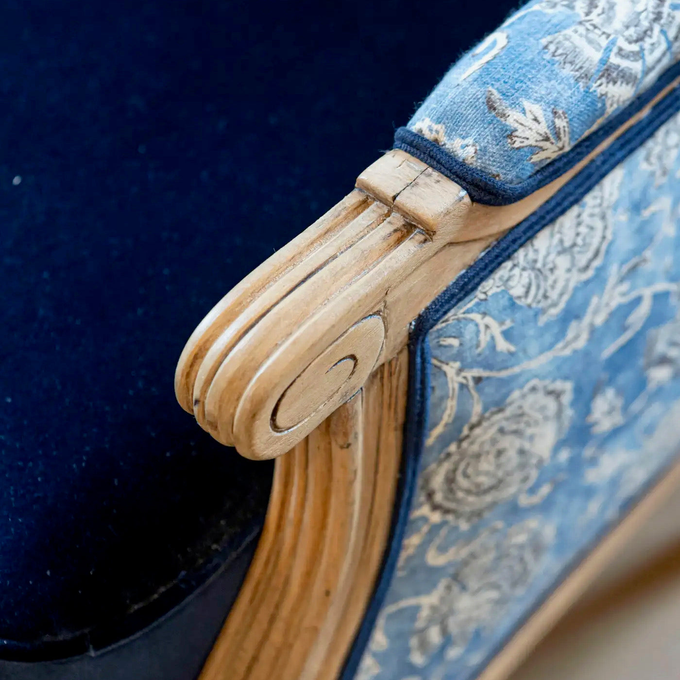 Silla Bergère Marquesa Estilo Luis XVI | Francia | Siglo XIX