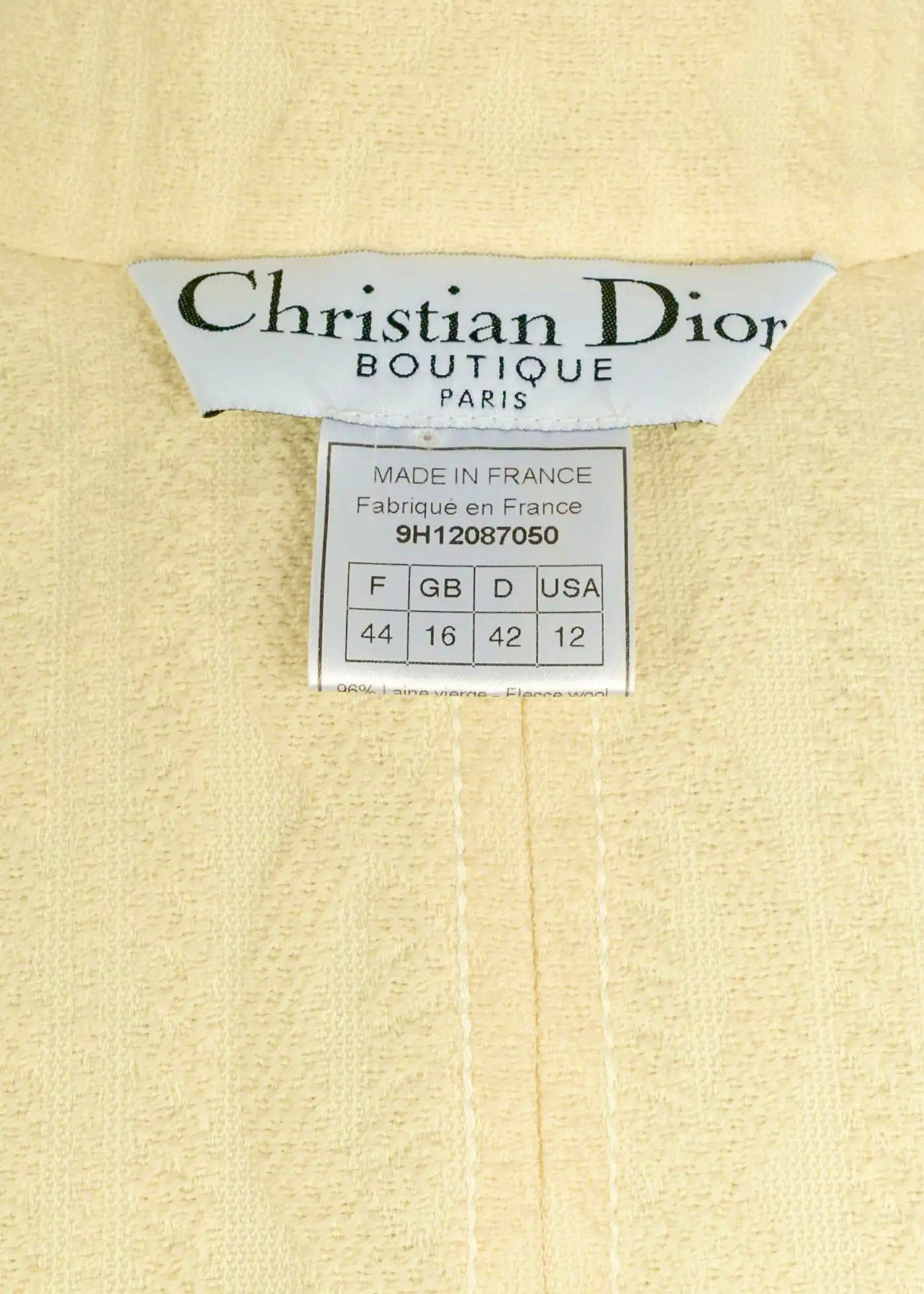 Abrigo Christian Dior Gris | Colección 1999