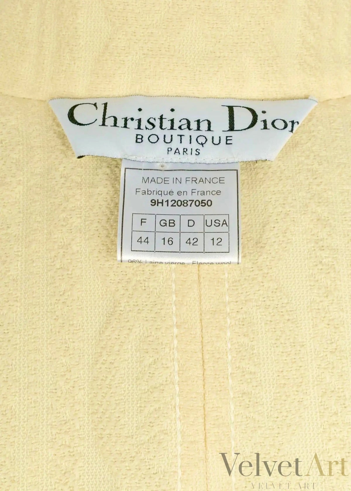 Abrigo Christian Dior Gris, Colección 1999 – vista 9 de 9
