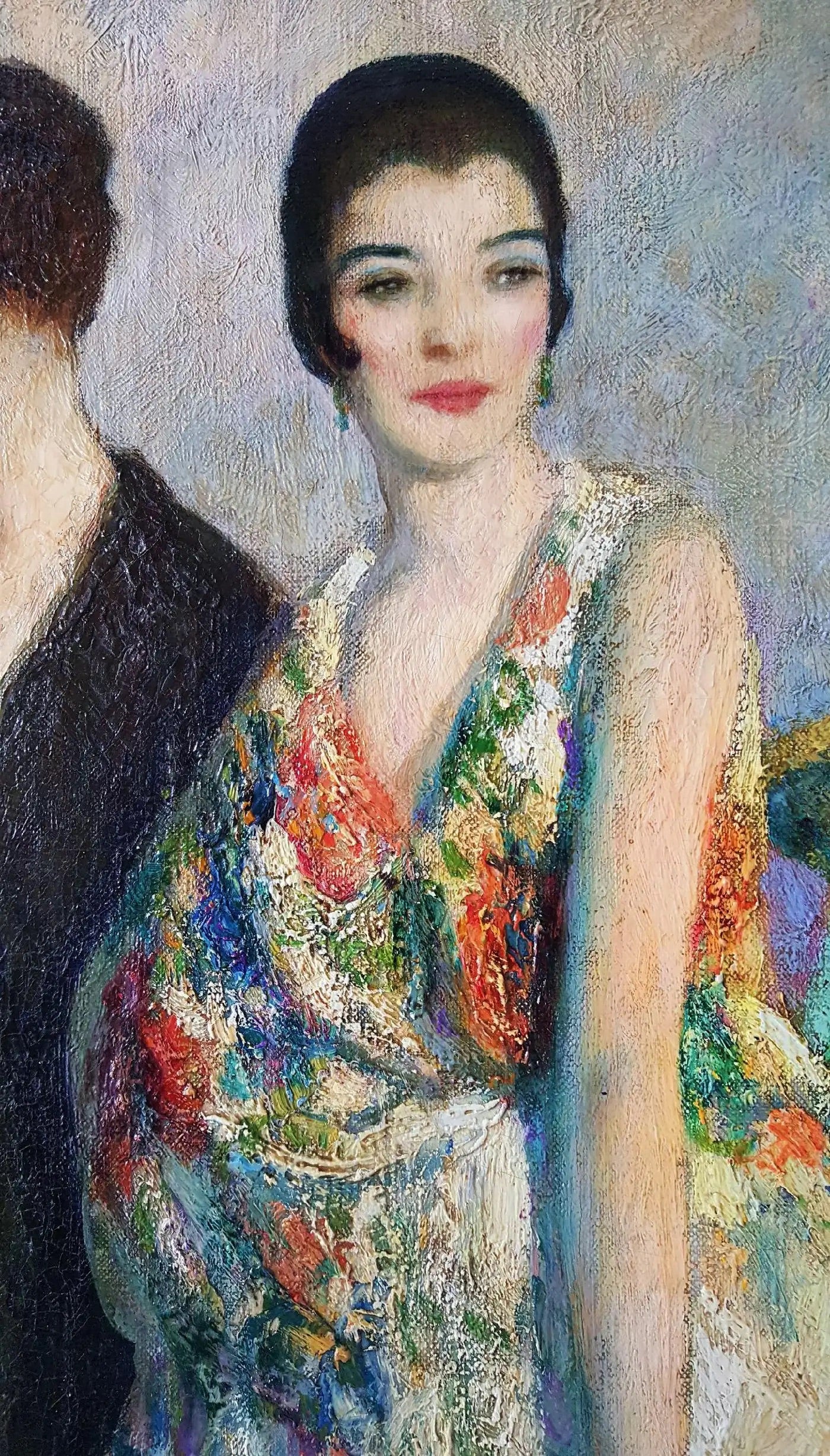 Recuerdo Español - Mantilla, Peineta, Chaleco- 1929