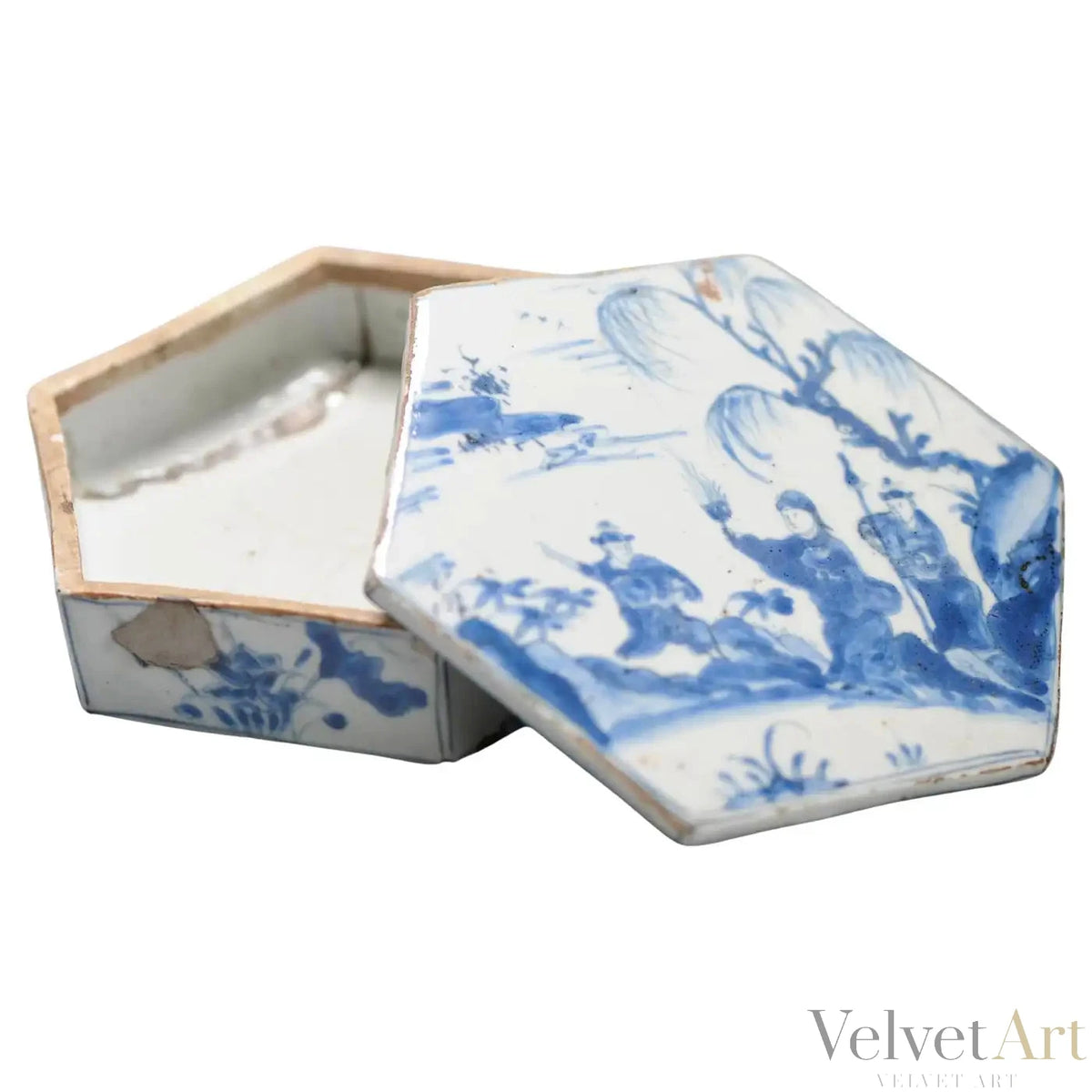 Caja de Porcelana Kosometsuke | Jingdezhen, Siglo XVII