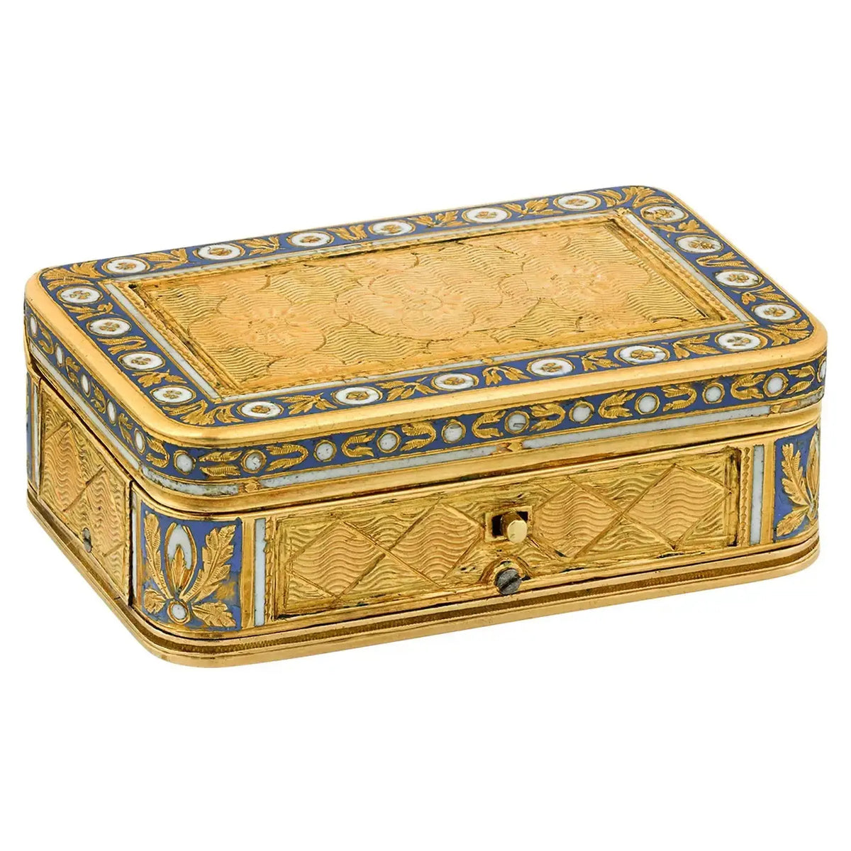 Vinagreta Musical de Oro y Esmalte | Suiza 1820