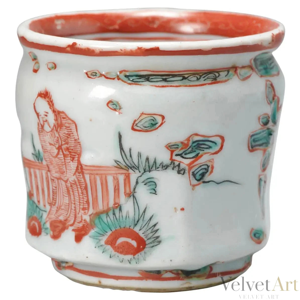 Taza de Té Ko Akae | Porcelana China Marca Chenghua Siglo XVII