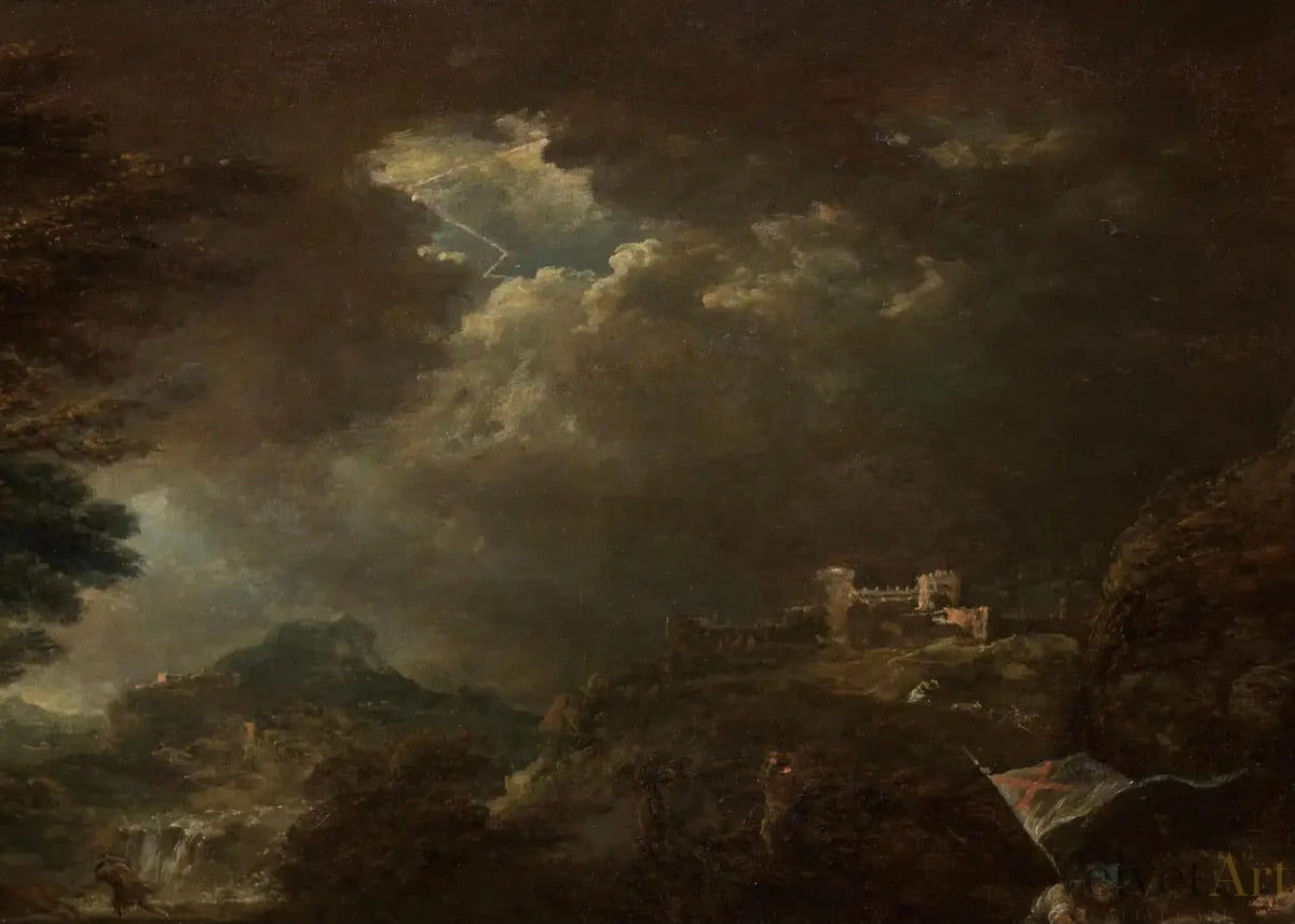 Francesco Zuccarelli | Macbeth y las Tres Brujas | Pintura sobre Tabla | 1760