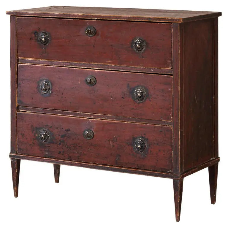 Cómoda con Escritorio Desplegable | Estilo Gustaviano | Suecia |1790