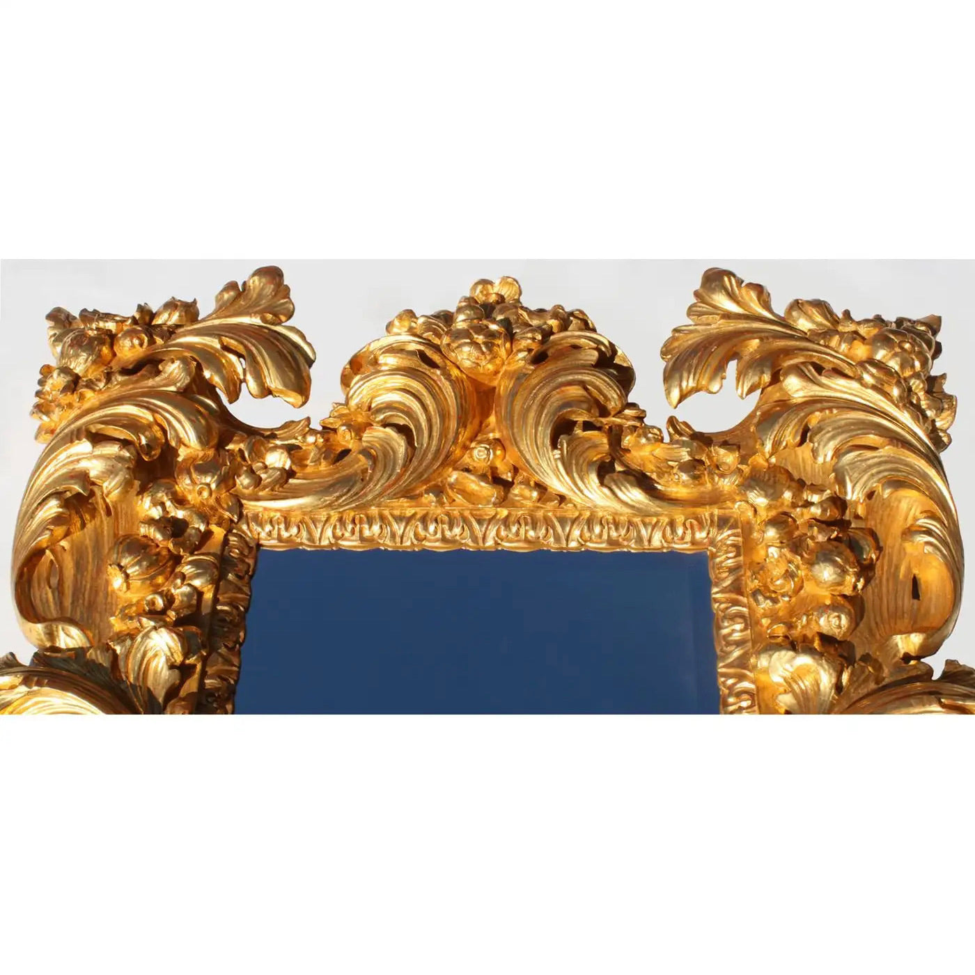 Espejo Palaciego Barroco Florentino de 1880