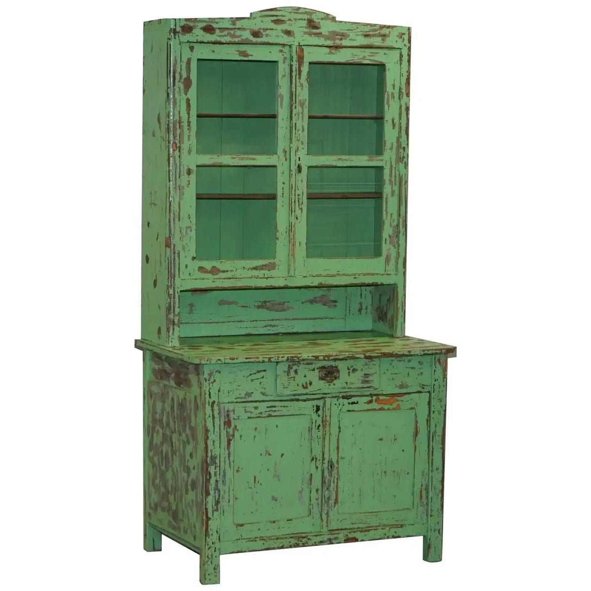 Vitrina Verde de Cocina | Estilo Victoriano | Inglaterra | Siglo XIX