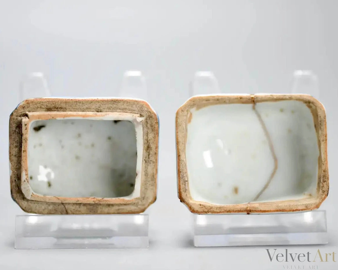 Recipiente de Incienso de Porcelana China en Forma de Cesta, Periodo Tianqi, Siglo XVII
