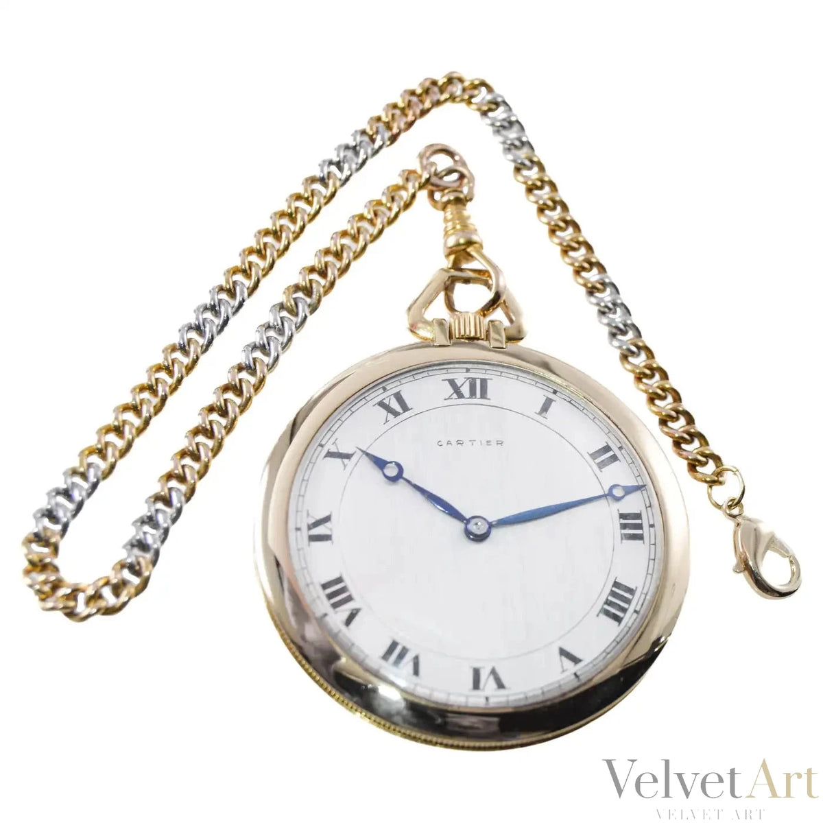 Cartier de Bolsillo 18 Kt. Hand Made Años 20