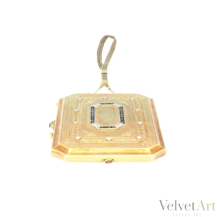 Caja de maquillaje con espejo compacto Art Deco, 1930 – vista 4 de 5