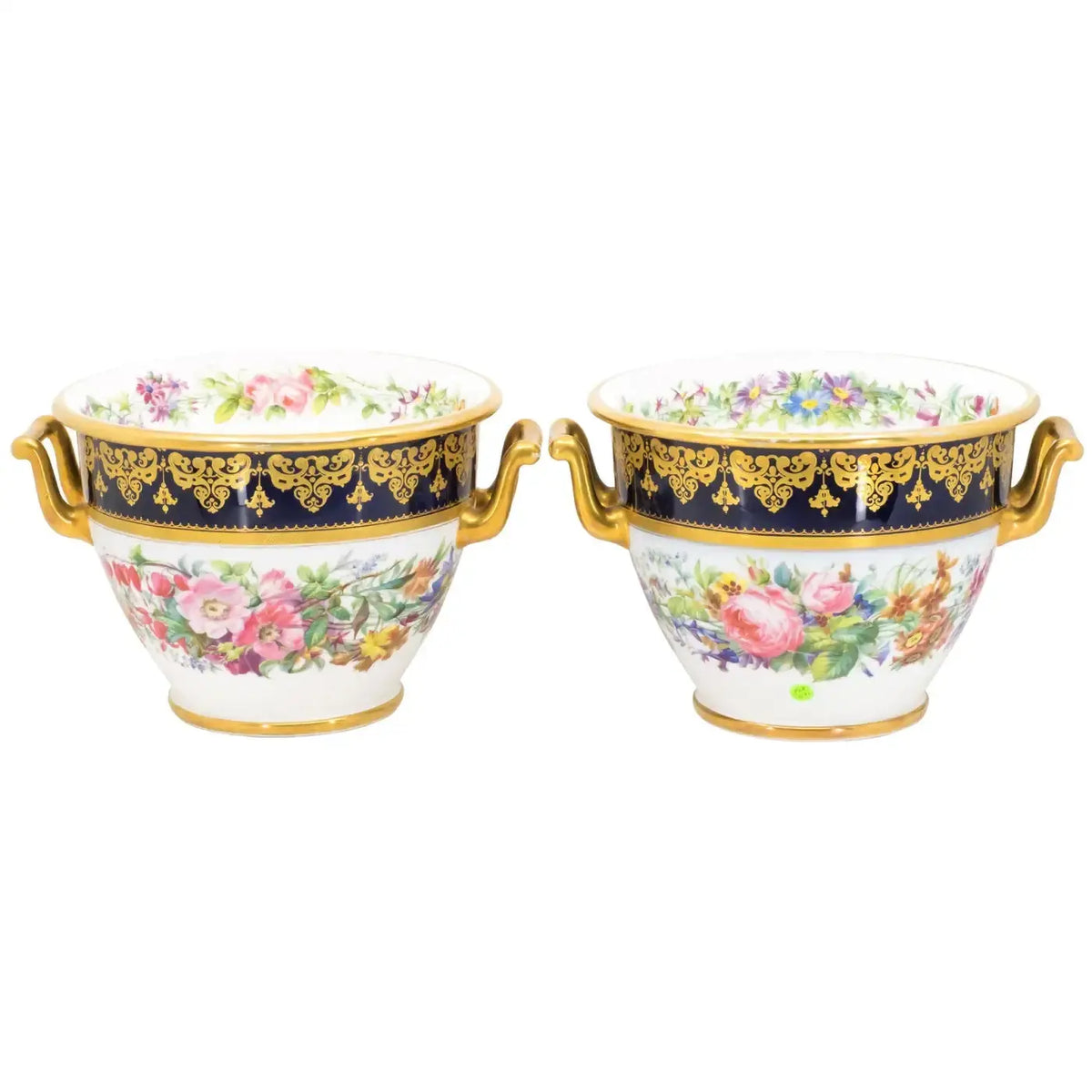Par de Jarrones de Sevres, Siglo XIX