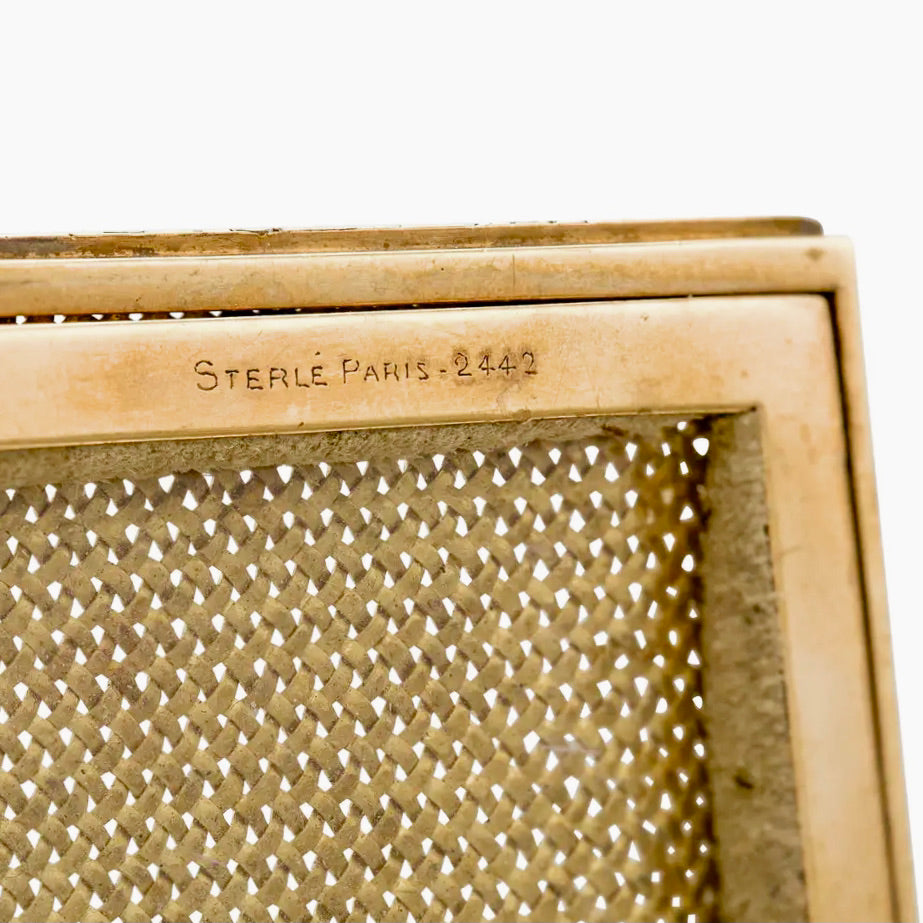 Monedero de Oro Sterlé de los Años 50