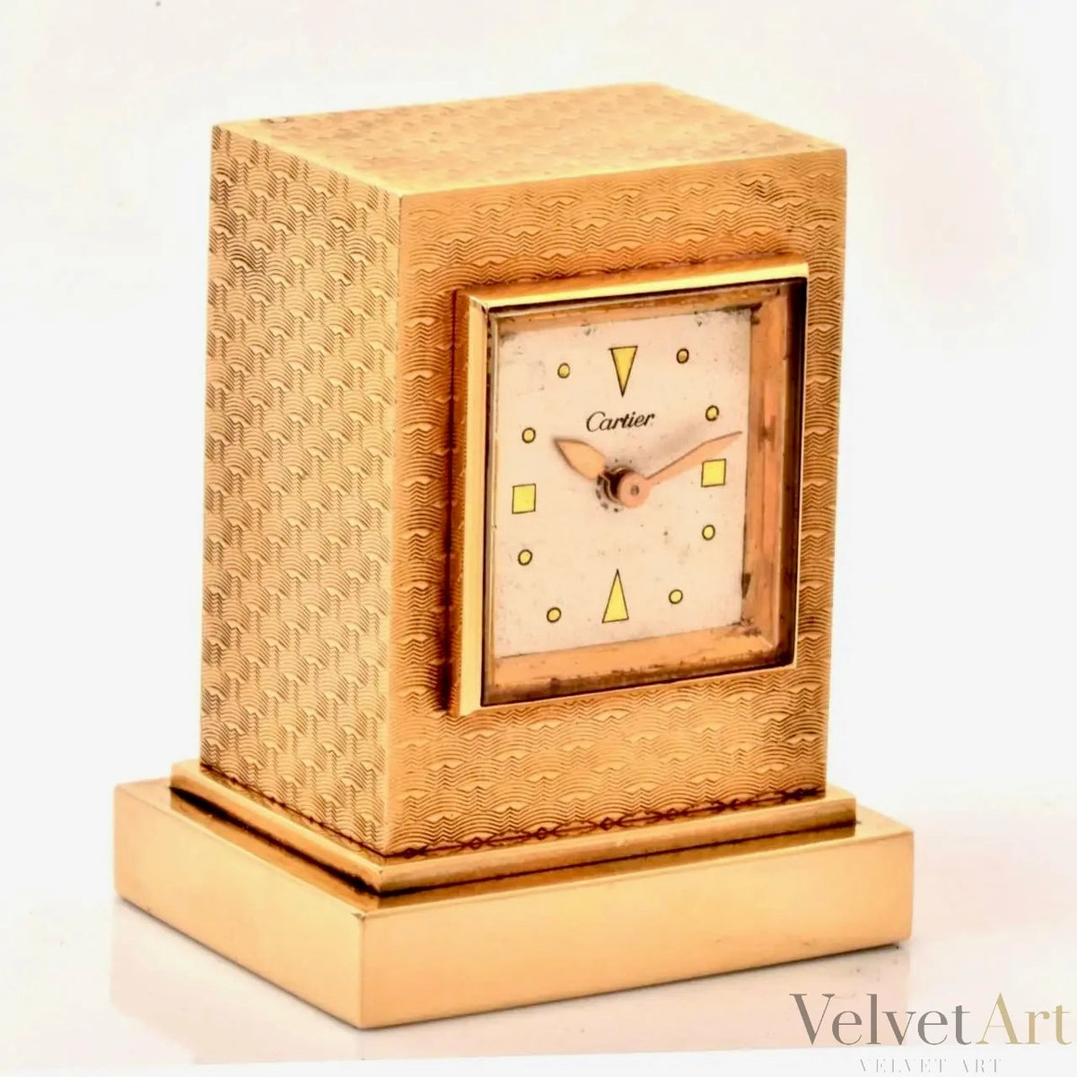 Reloj de Sobremesa de Oro, Cartier 1950 – vista 2 de 8