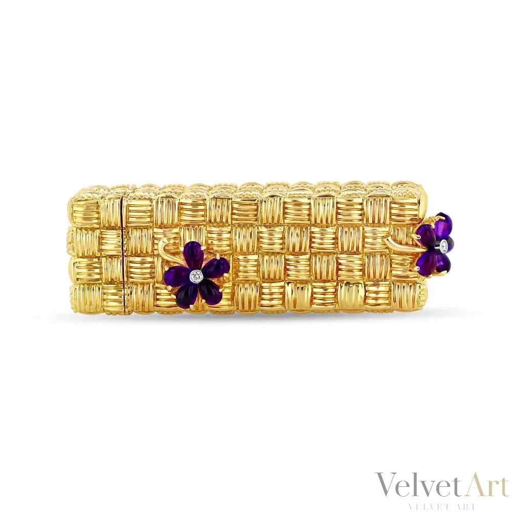 Veradura Porta-Barra de Labios de Oro Amarillo de 1940