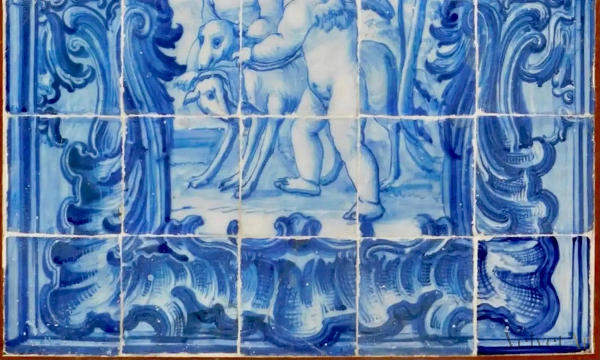 Panel de Azulejos Portugueses “Ángeles” | Siglo XVIII