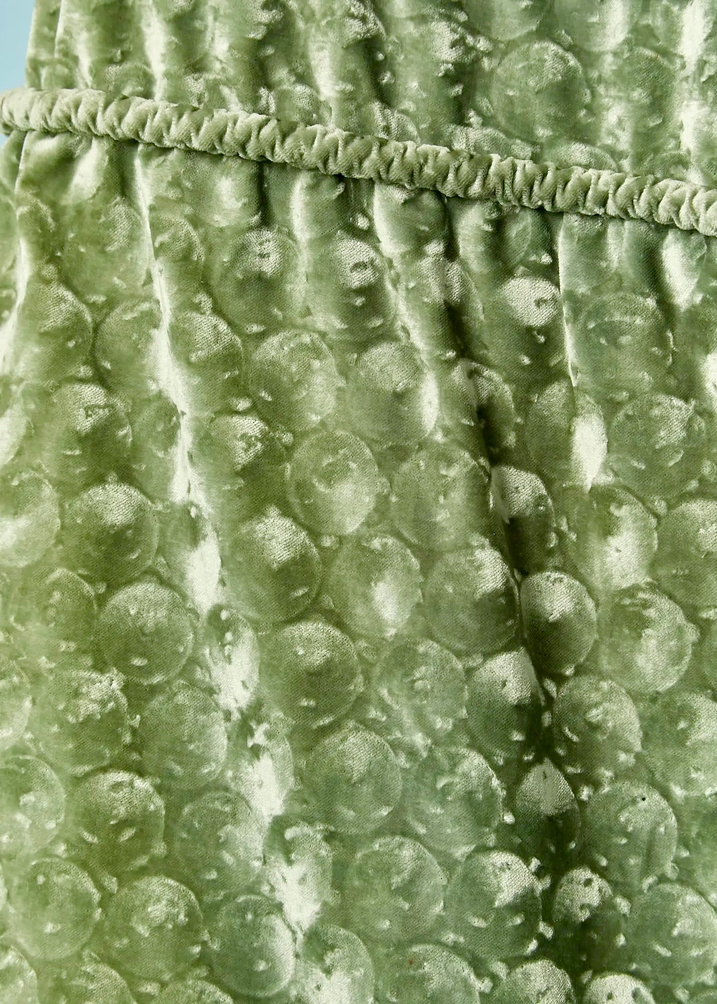 Capa de Ópera de Terciopelo Verde de 1925