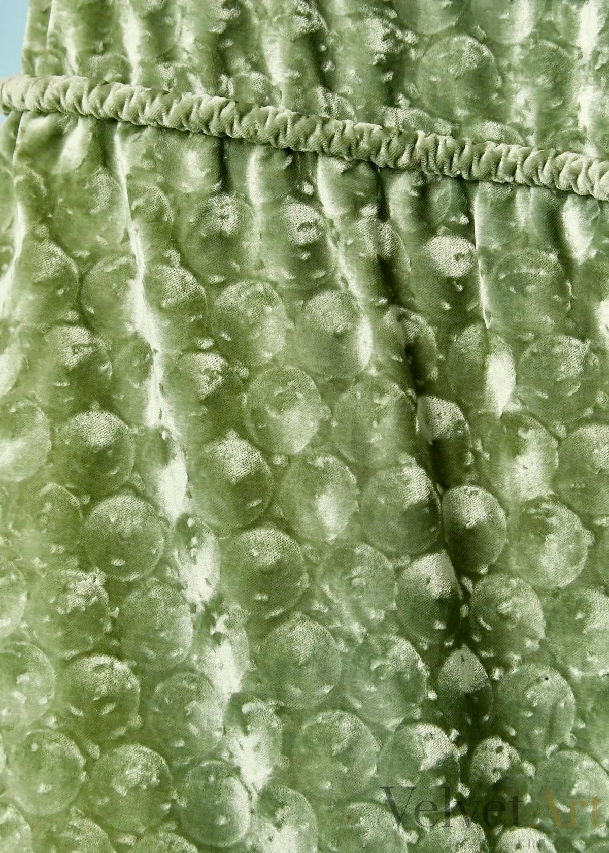 Capa de Ópera de Terciopelo Verde de 1925
