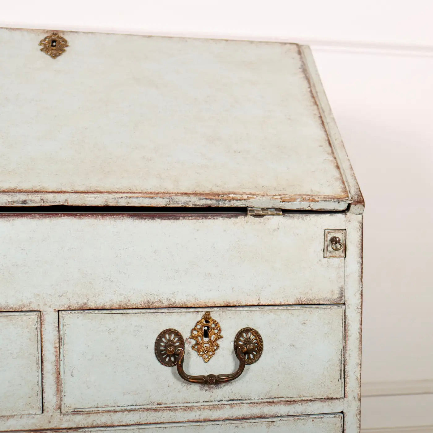 Buró Pintado y Lacado Chinoiserie Original | Estilo Jorge III | Inglaterra, 1790