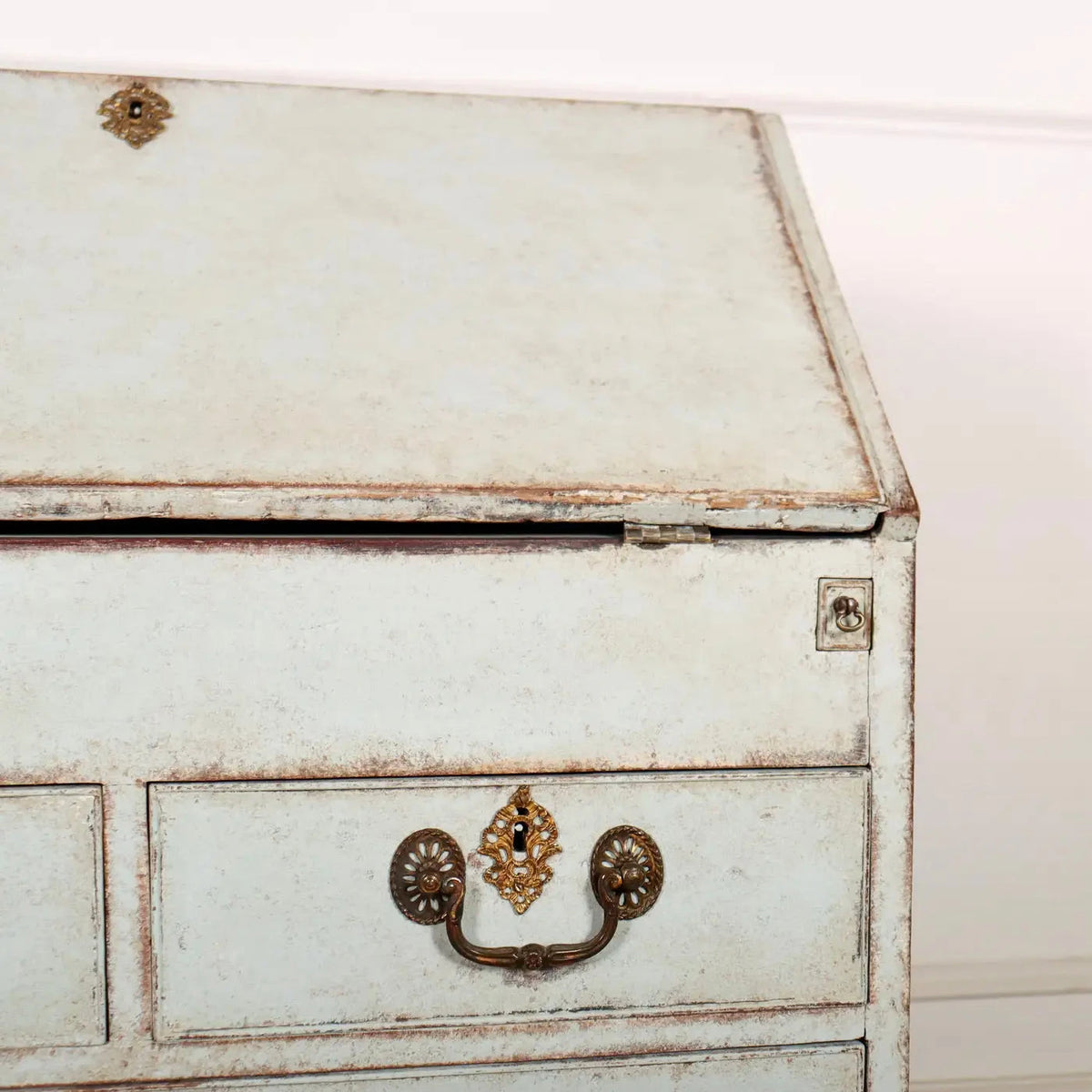 Buró Pintado y Lacado Chinoiserie Original | Estilo Jorge III | Inglaterra, 1790