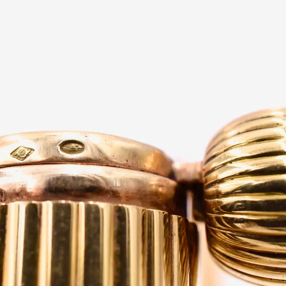 Cartier | Porta-Barra de Labios de Oro, Rubí y Zafiro de 1950