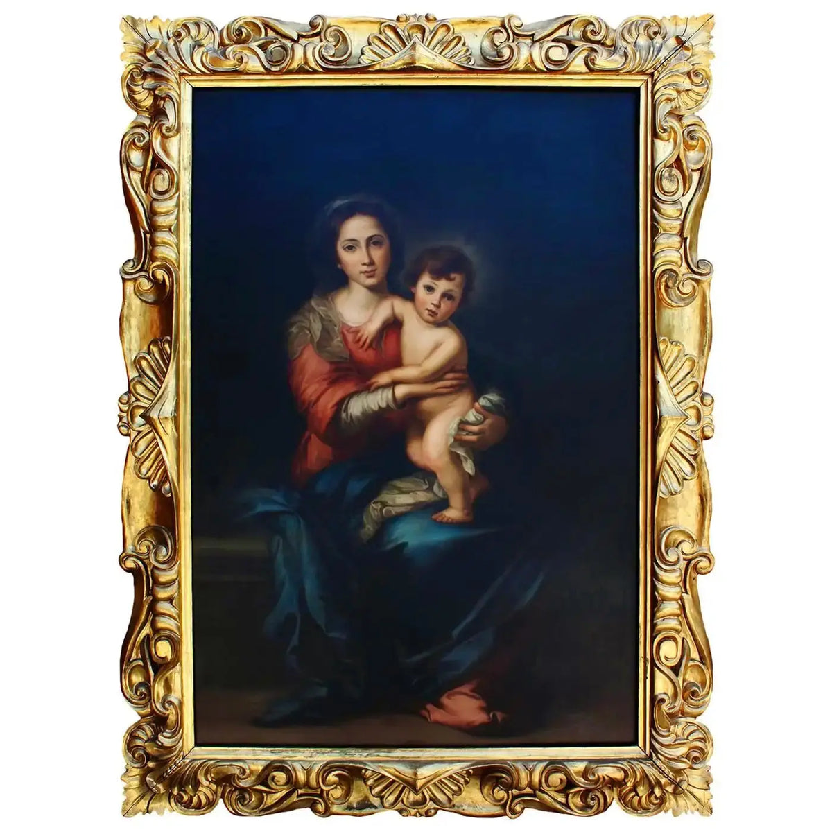 Virgen con el Niño Según Murillo | Giorgio Lucchesi (1855-1941)