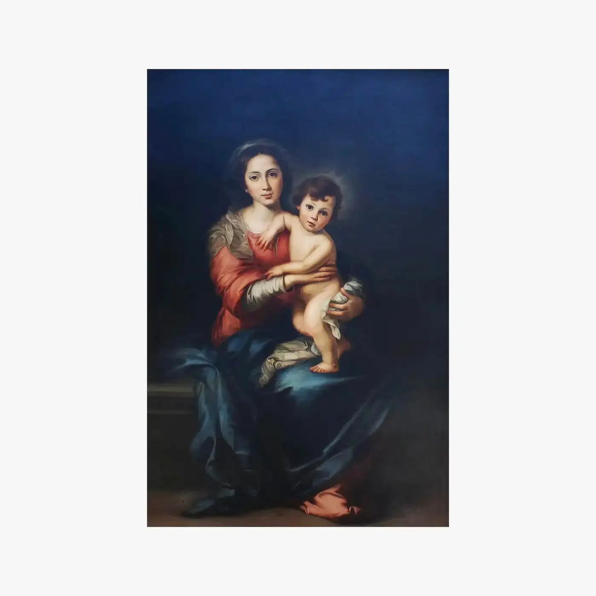 Virgen con el Niño Según Murillo | Giorgio Lucchesi (1855-1941)