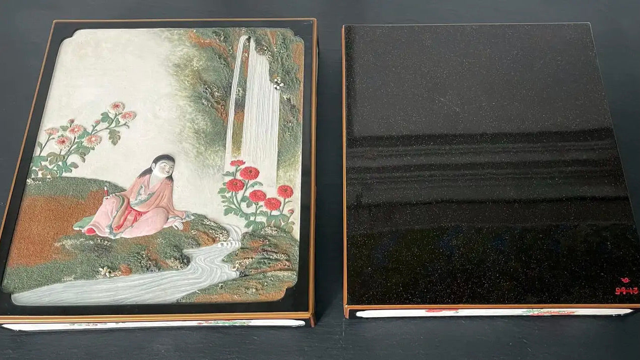 Caja de Escritura Japonesa de Laca | Periodo Meiji Siglo XIX