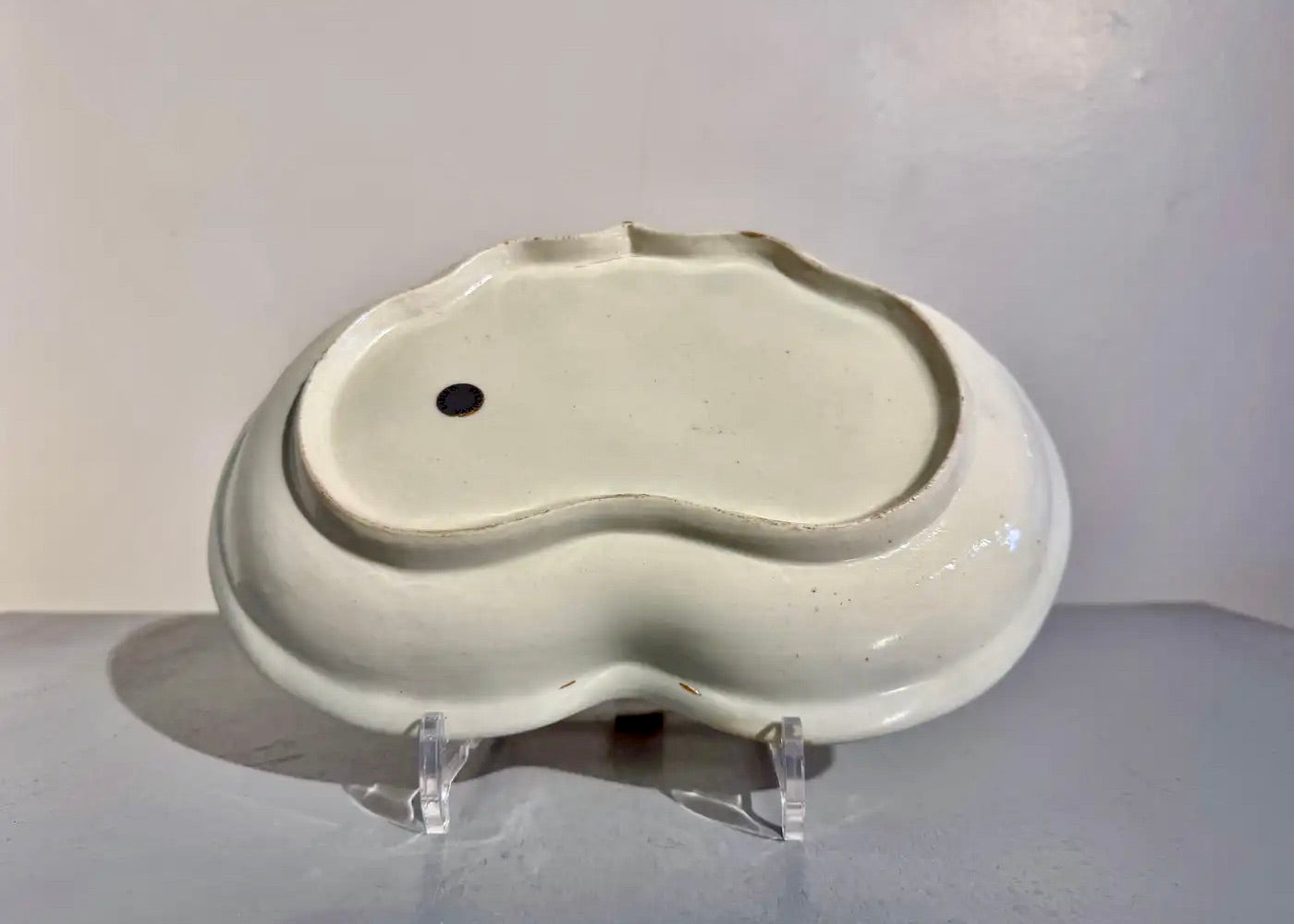 Plato de Porcelana Worcester | “Dragones en Compartimentos” | Inglaterra, 1810