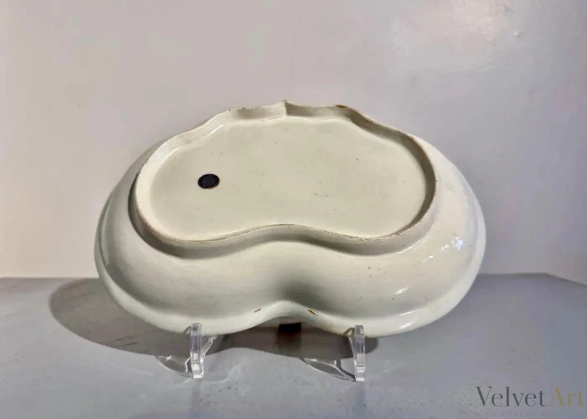Plato de Porcelana Worcester | “Dragones en Compartimentos” | Inglaterra, 1810