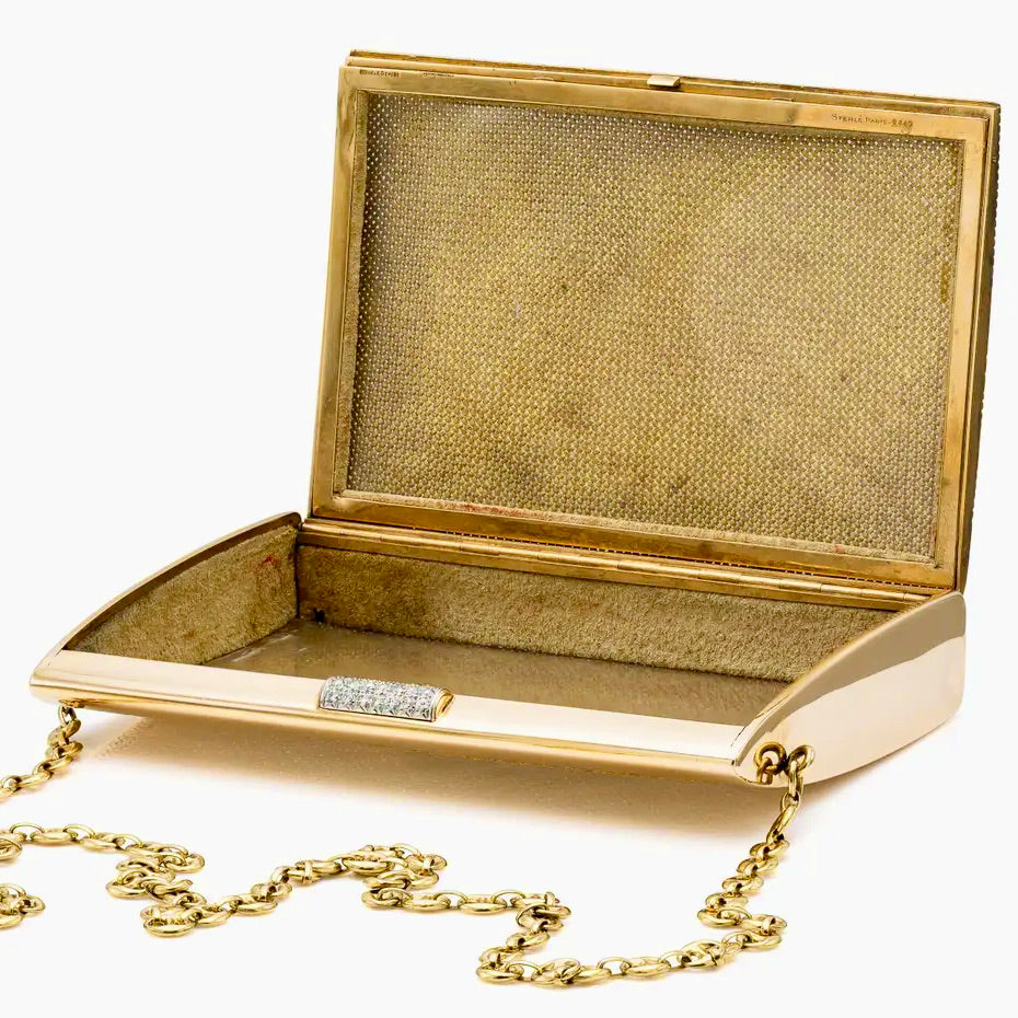 Monedero de Oro Sterlé de los Años 50