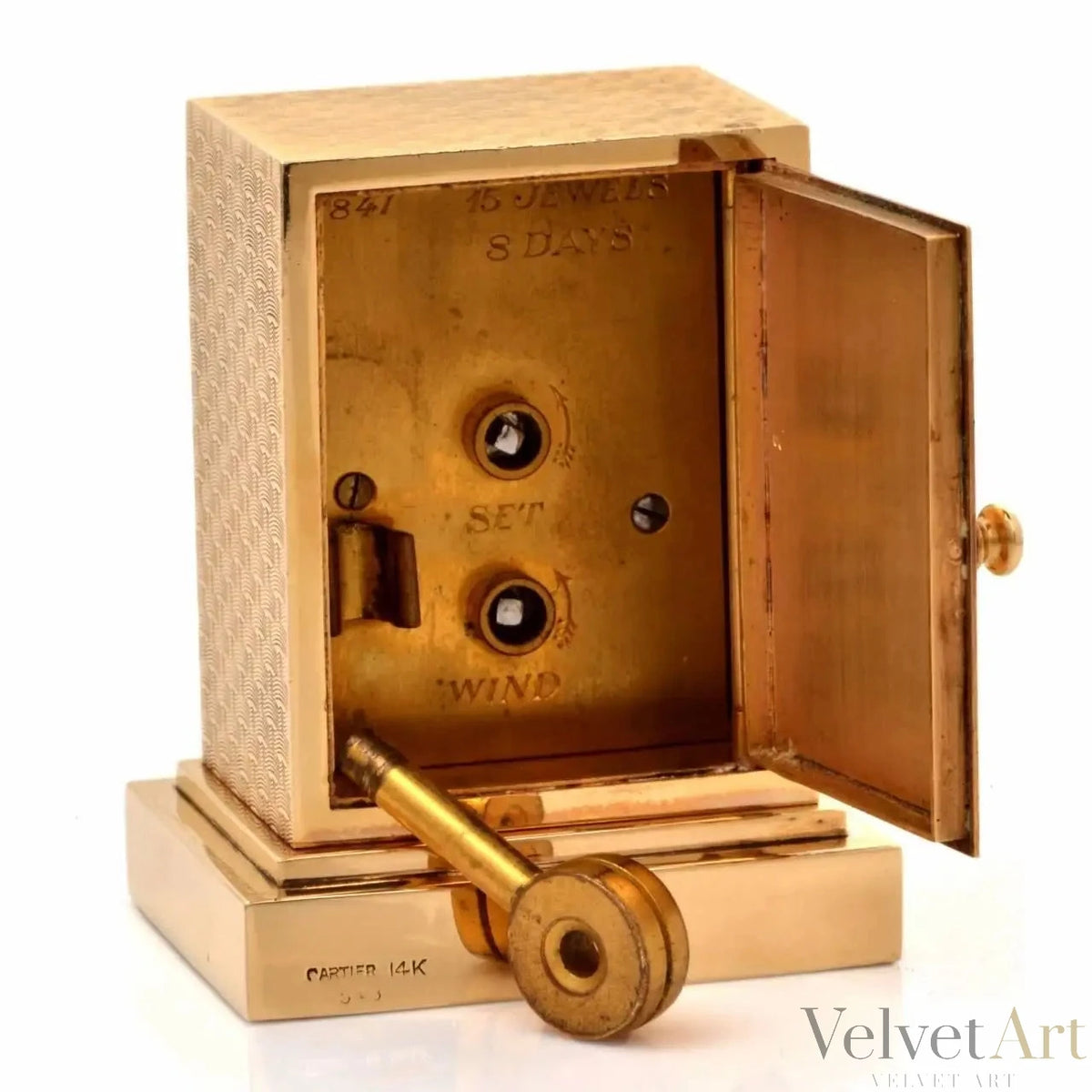 Reloj de Sobremesa de Oro, Cartier 1950 – vista 3 de 8