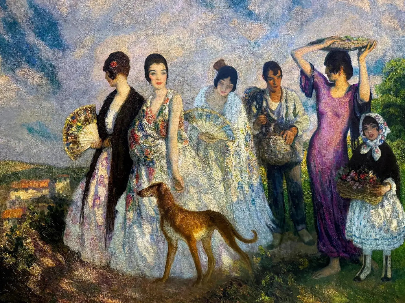 Recuerdo Español - Mantilla, Peineta, Chaleco- 1929