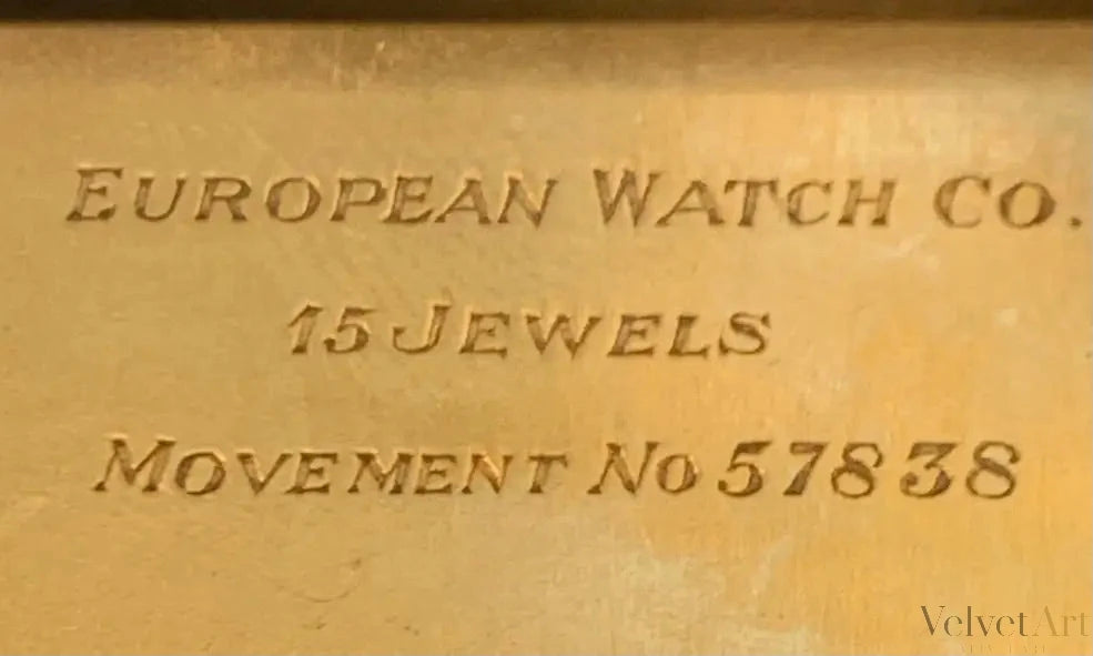 Reloj de Sobremesa de Oro, Cartier, Francia, 1940 – vista 3 de 3