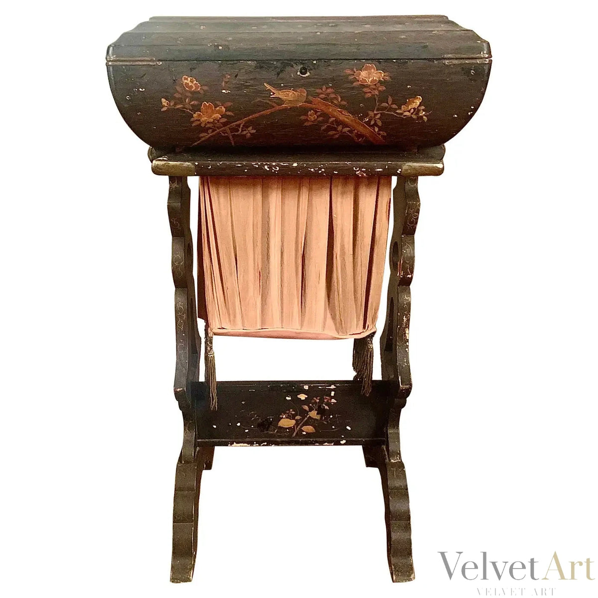 Mesa de Costura Acordeón Chinoiserie | Francia, 1850