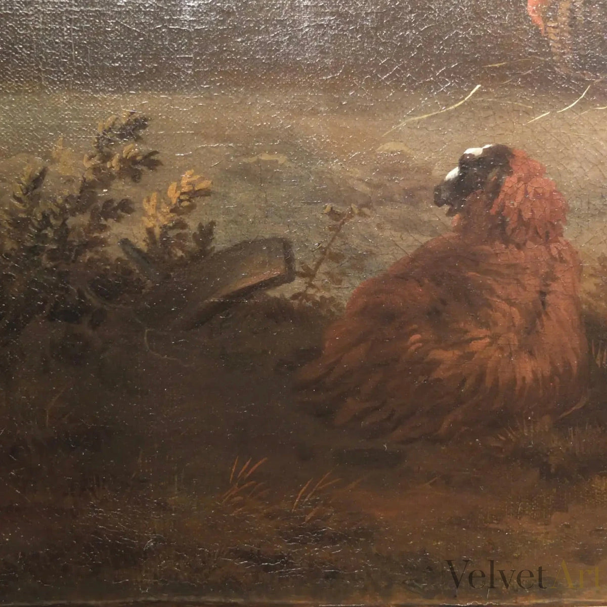 Jan Van Der Bent | “Paisaje Ideal con Bodegón Animal” | Pintura Barroca Holandesa, 1680