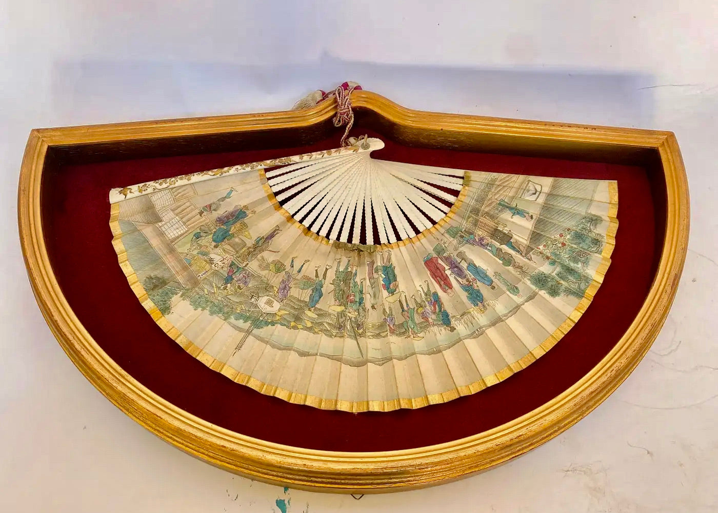 Abanico de Papel Pintado | Francia, 1850
