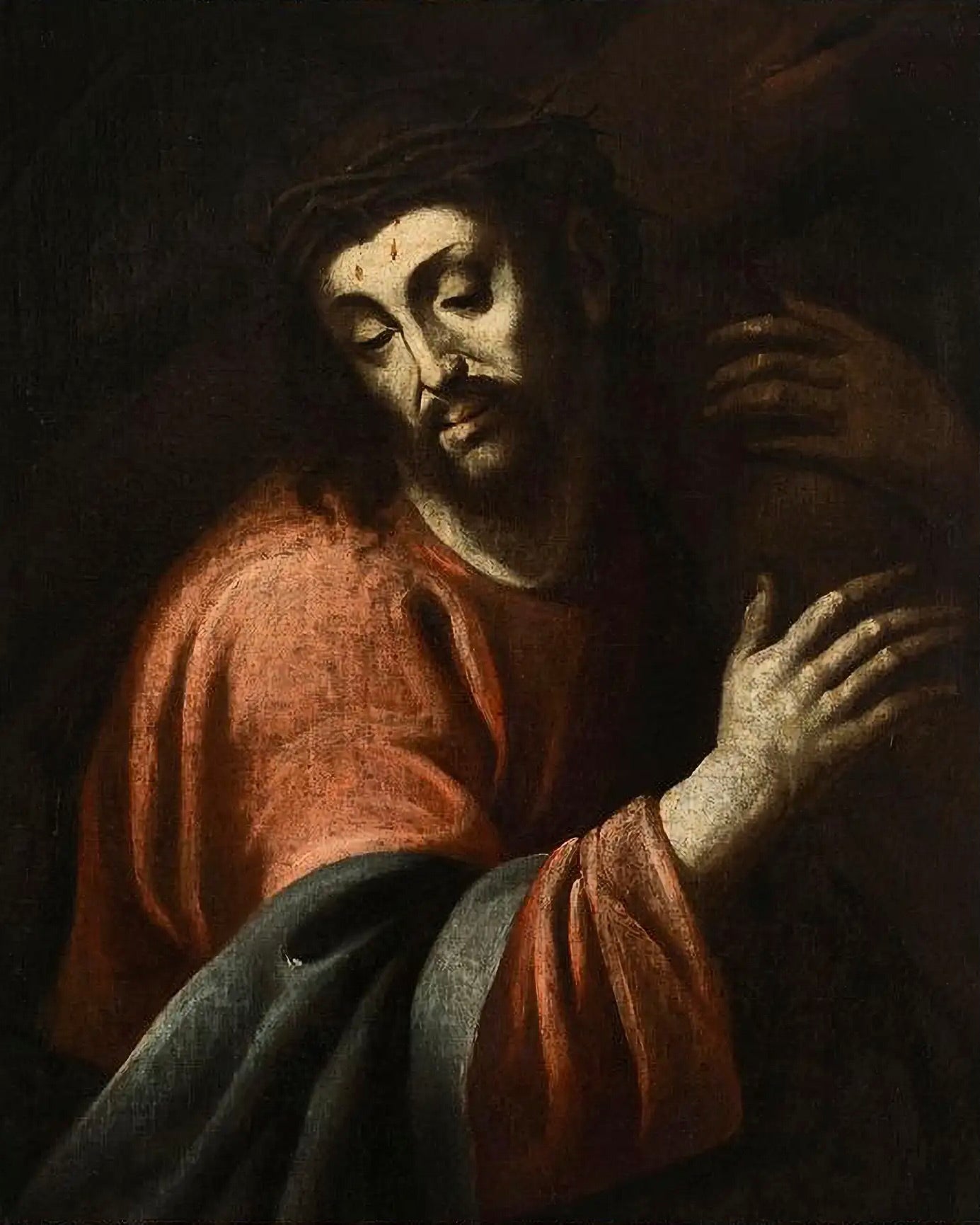 “Cristo Llevando la Cruz” | Escuela Española Siglo XVII