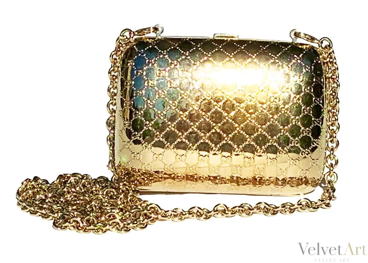 Tom Ford para Gucci Minaudiere Libélula Dorada Año 2000