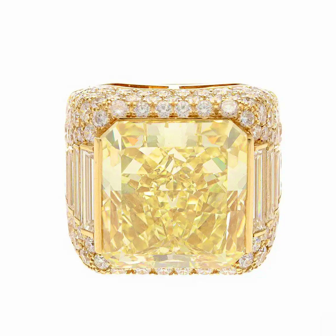 Anillo Bvlgari Trombino de Diamante Amarillo